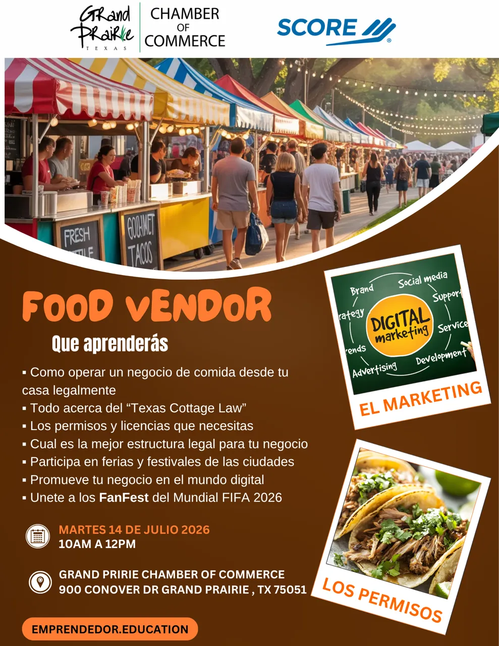 Flyer del evento